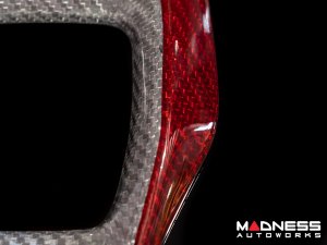 Alfa Romeo Stelvio Shift Gate Trim Panel - Carbon Fiber - 2020+ - Italian Theme - Feroce Carbon Alfa Romeo Stelvio Shift Gate Trim Panel - Carbon Fiber - 2020+ - Italian Theme - Feroce Carbon